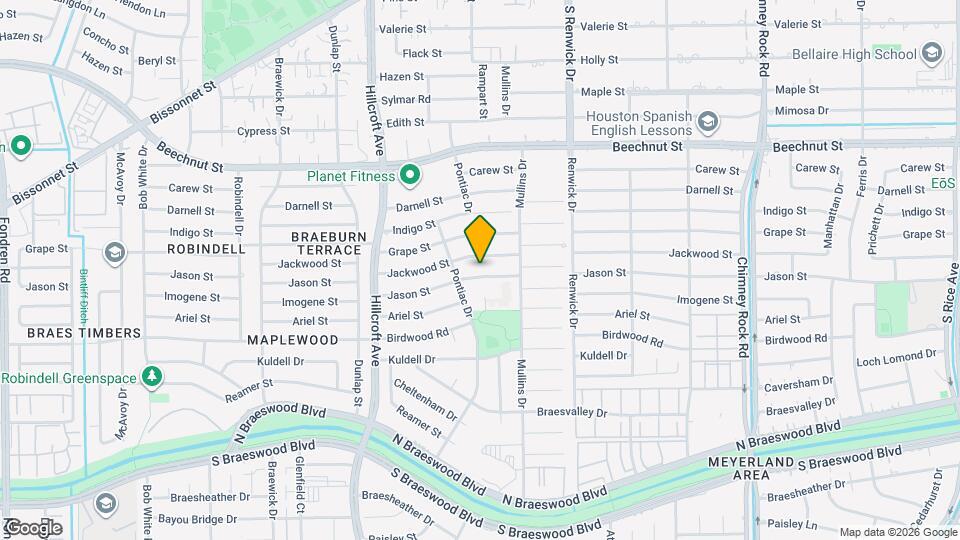 5626 Jason St Map and Location Details