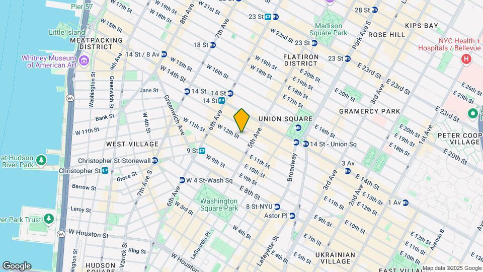 19 W 12th St Mapa y Detalles de la Ubicación