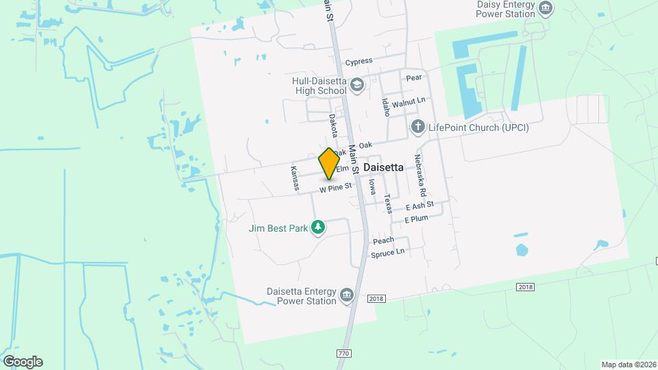 110 W Pine St Map and Location Details