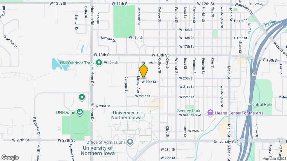 1109 W 20th St Map and Location Details