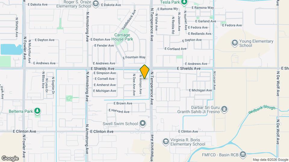7037 E Cornell Ave Map and Location Details