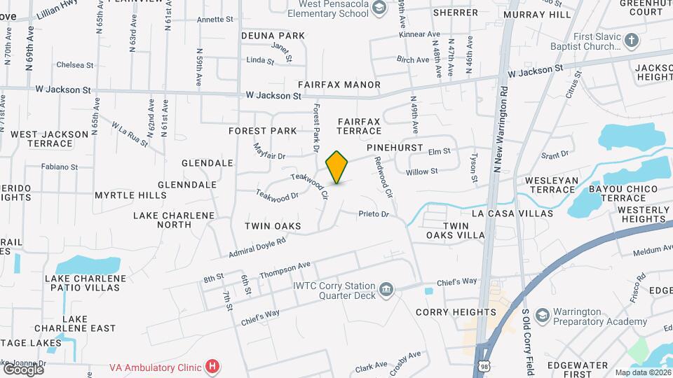 4965 Catalina Cir Map and Location Details