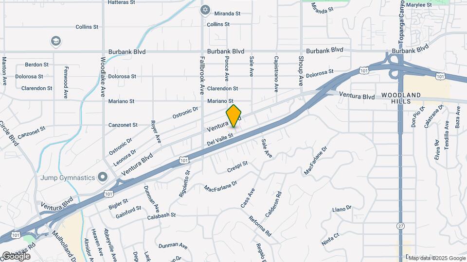 22705 Del Valle St Map and Location Details