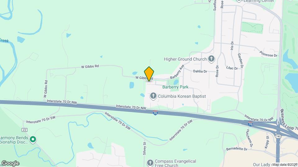 3611 Zinnia Dr Map and Location Details