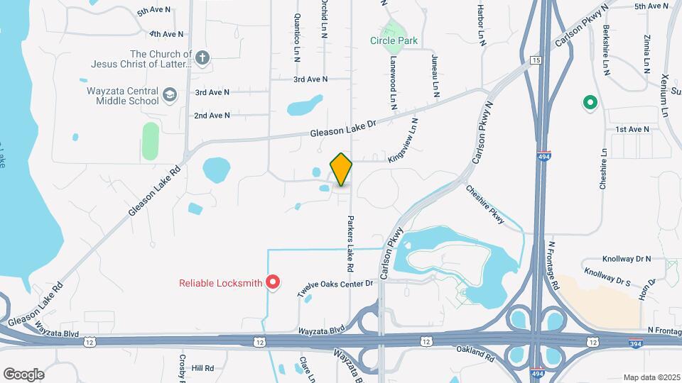 15420 Oakcroft Pl Mapa y Detalles de la Ubicación