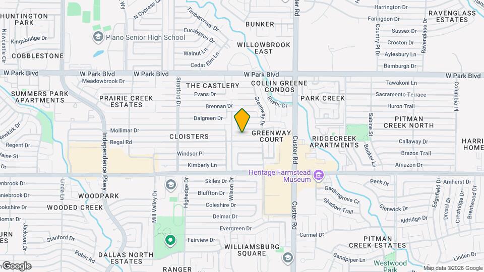 2325 Regal Rd Map and Location Details