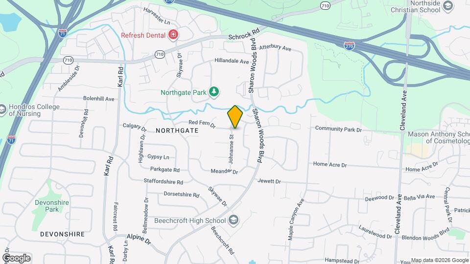 6468 Johnanne St Map and Location Details