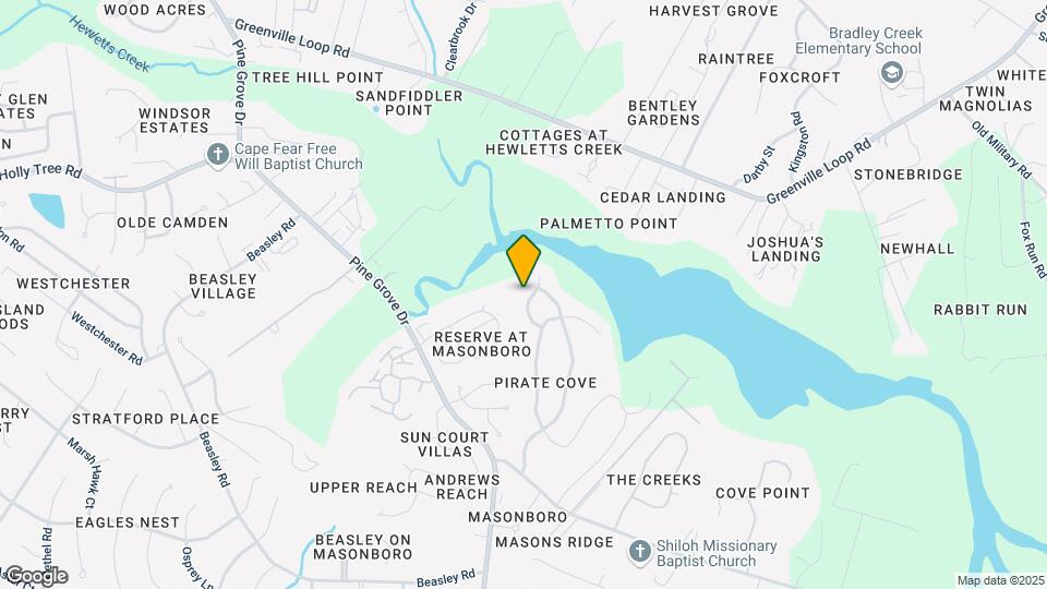 421 Windward Dr Map and Location Details