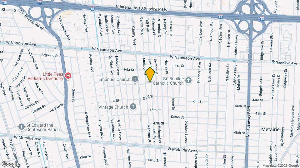 1708 Taft Park Map and Location Details