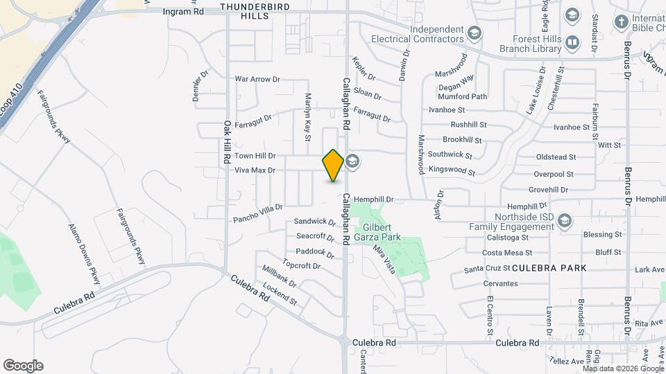 3631 Callaghan Rd, Unit Viva Max - 1 Bedroom Mapa y Detalles de la Ubicación