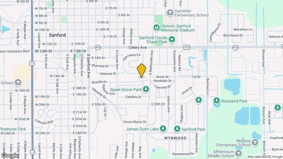 838 Rosalia Dr Map and Location Details