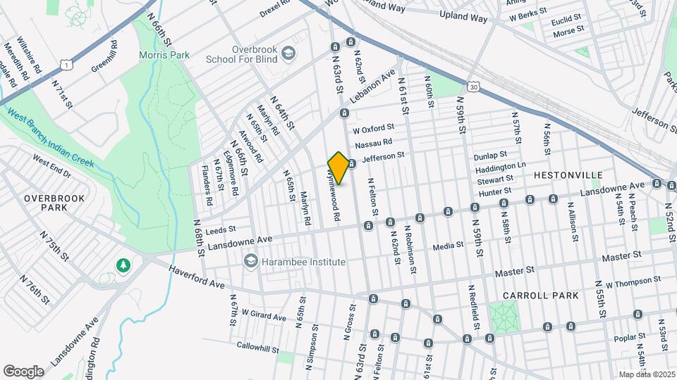 849 Wynnewood Rd Mapa y Detalles de la Ubicación