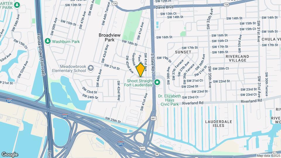 4130-4140 SW 20th St Map and Location Details