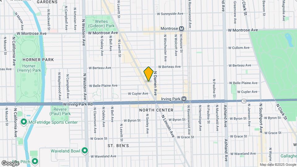 4101 N Lincoln Ave, Unit 2R Map and Location Details