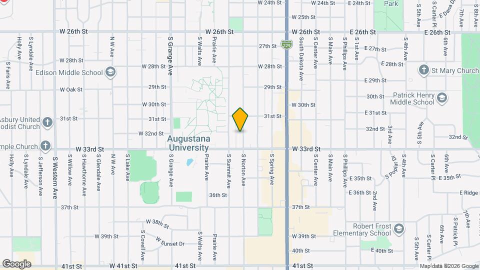 2405 S Norton Ave Map and Location Details