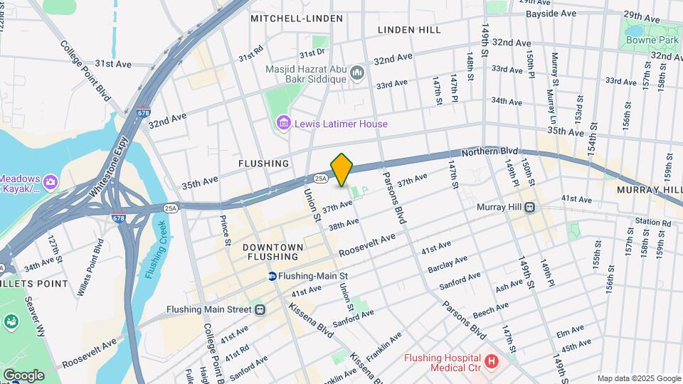 36-20 Bowne St Map and Location Details