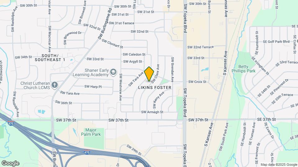 3477 SW Clare Ave Map and Location Details