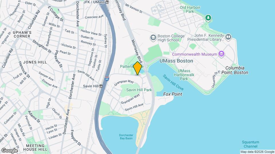 306 Savin Hill Ave Map and Location Details