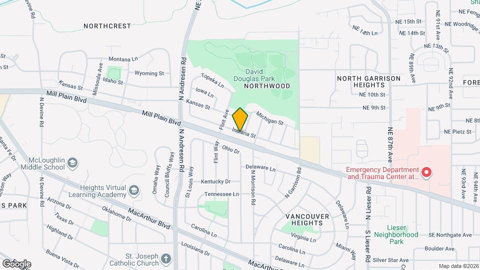 7301 Indiana St Map and Location Details