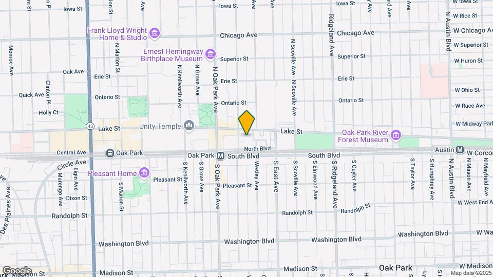 Oak Park City Apartments Map and Location Details