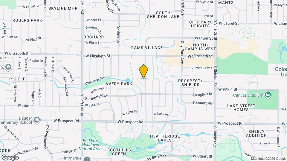 1217 Constitution Ave Map and Location Details