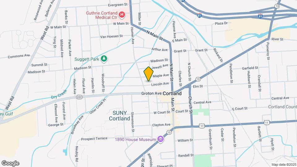 38 Lincoln Ave Mapa y Detalles de la Ubicación