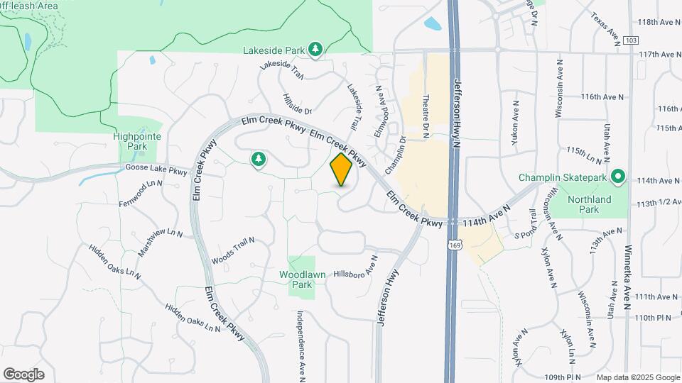 9427 Prairieview Trail N Map and Location Details