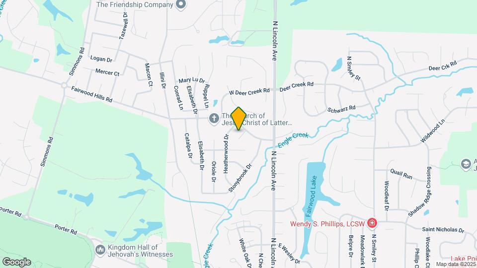 1109 Peachtree Ct Map and Location Details