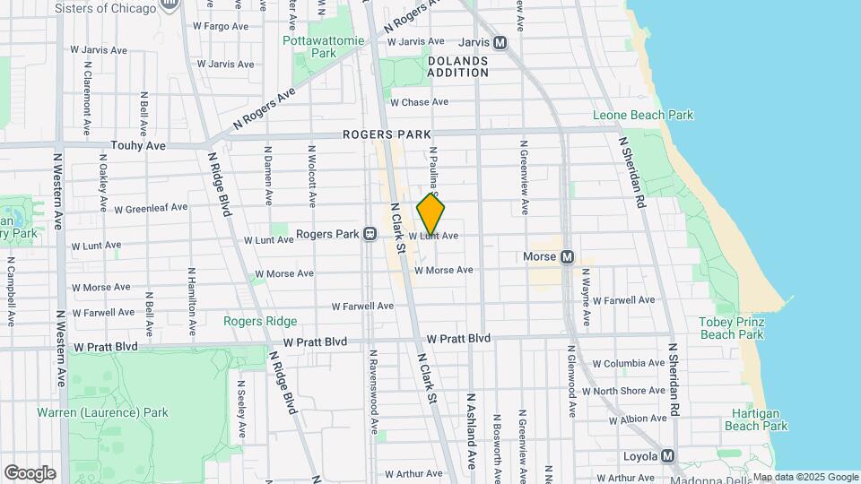 1709 W Lunt Ave, Unit 2 Map and Location Details