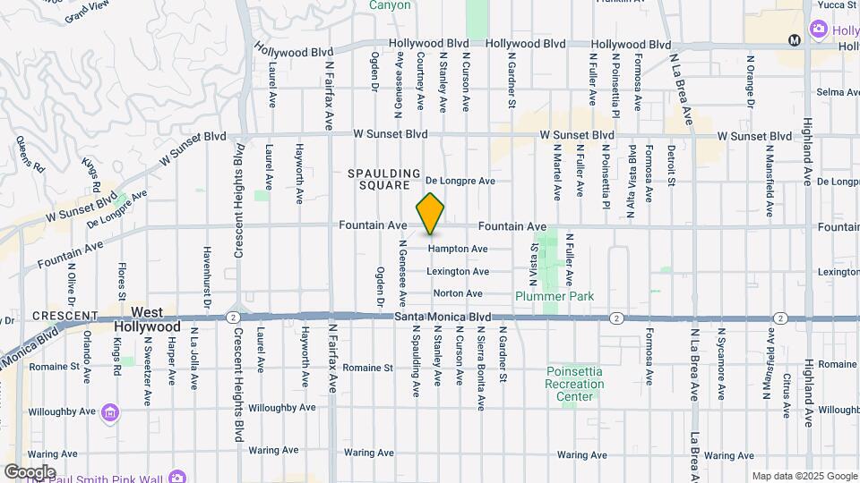 1229 N Spaulding Ave Map and Location Details