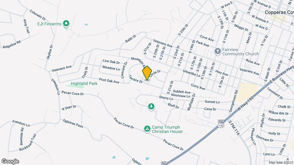 2134 Circle Dr Map and Location Details