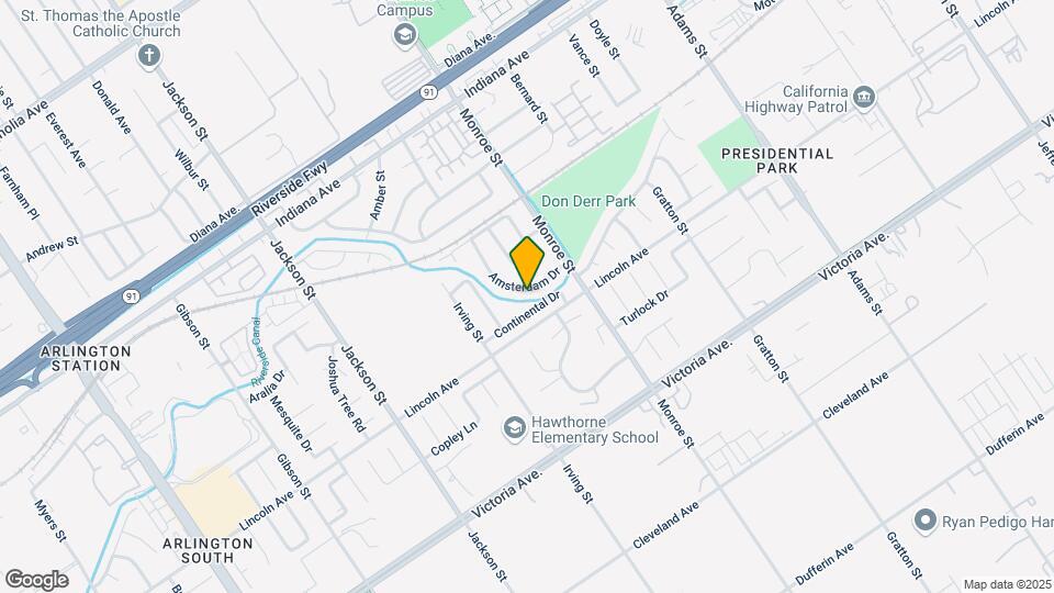 3022 Amsterdam Dr Map and Location Details