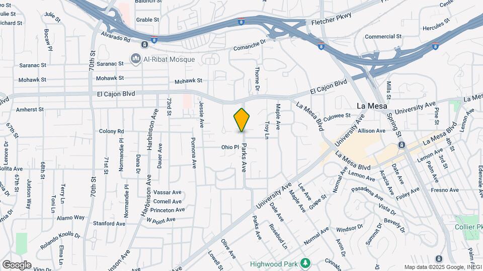 4740 Parks Ave Map and Location Details