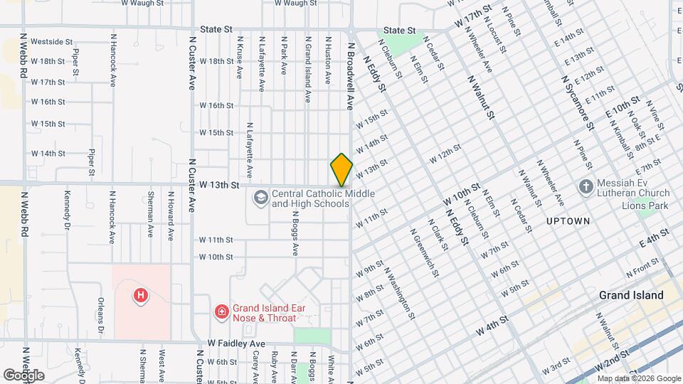 1811 W 13th St Map and Location Details