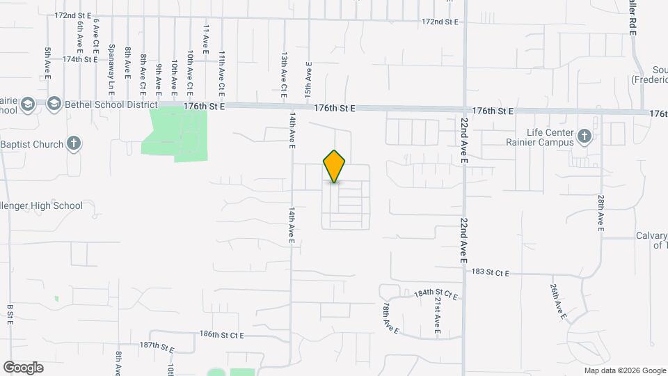 17920 16th Ave Ct E Map and Location Details