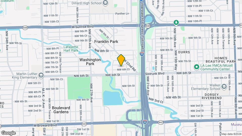2221 NW 6th Ct Map and Location Details