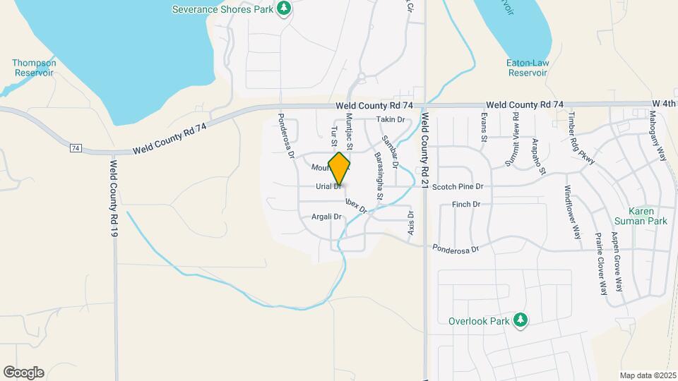 1033 Urial Dr Map and Location Details