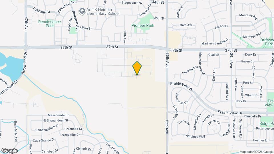 3905 Congaree Wy Map and Location Details