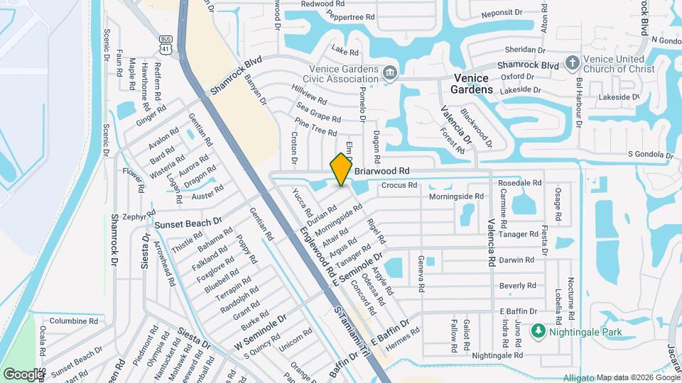 320 Rigel Rd Map and Location Details