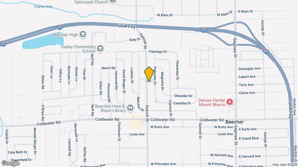 6134 Detroit St Map and Location Details