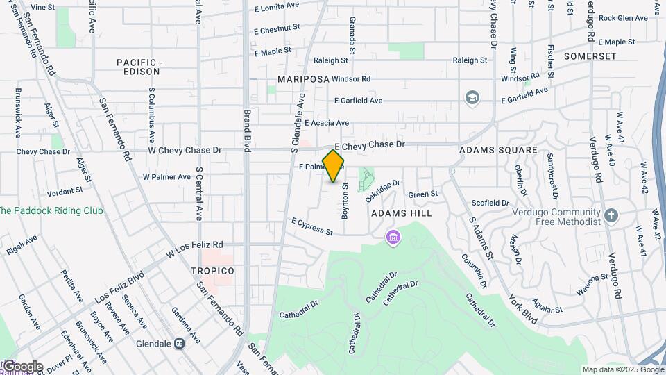 1227 Boynton St Mapa y Detalles de la Ubicación