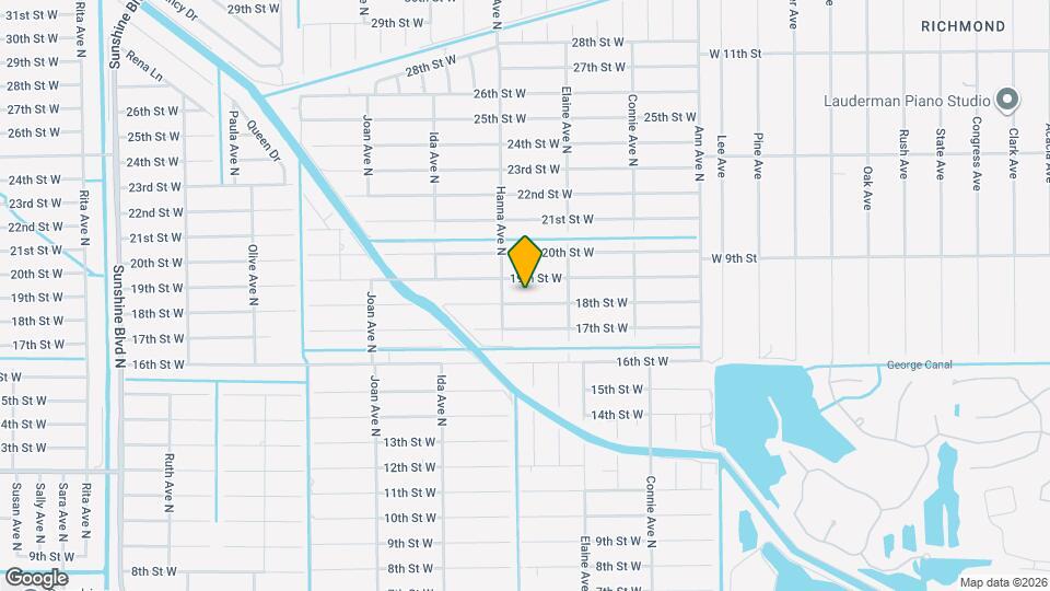 2712 18th St W Map and Location Details