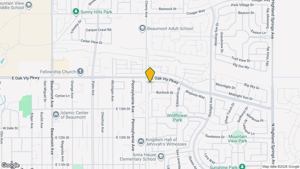 1387 Valley Rose Way Mapa y Detalles de la Ubicación