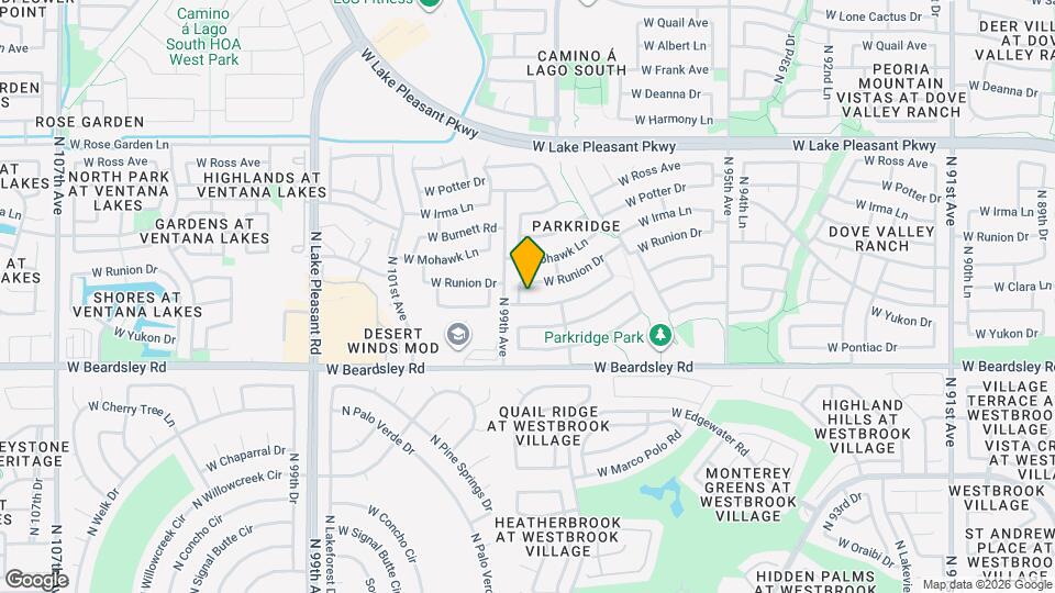 9846 W Tonopah Dr Map and Location Details