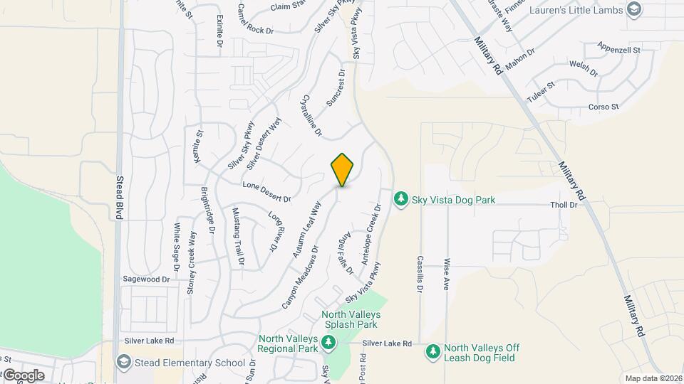 9696 Canyon Meadows Dr Map and Location Details