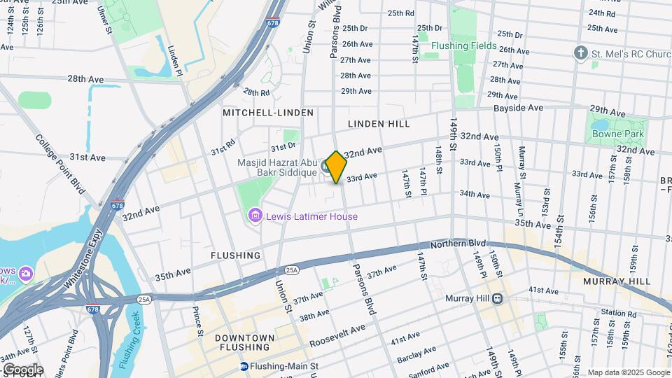 3310 Parsons Blvd Mapa y Detalles de la Ubicación