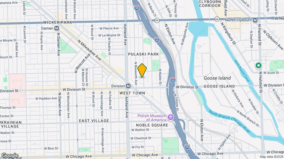 1230 N Greenview Ave Map and Location Details