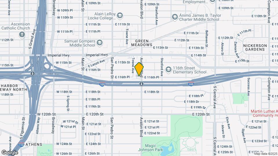 11655 Avalon Blvd Map and Location Details