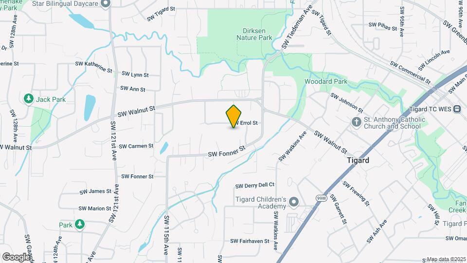 10940 SW Errol St Map and Location Details
