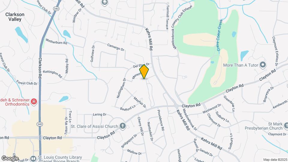 964 Claytonbrook Dr, Unit 1C Map and Location Details